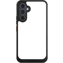 Nivocase Hülle für Samsung Galaxy A54 5G Handyhülle NIVOcore Case Schwarz Farbe einfarbig weiss (Samsung Galaxy A54 5G), Smartphone Hülle, Weiss, Schwarz
