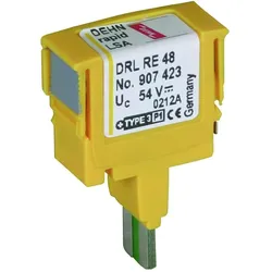Dehn, Überspannungsschutz, ÜS-Ableiter DEHNrapid DRL RE 48 LSA Schutzstecker Überspannungsableiter für Informations-/MSR-T