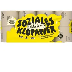 Goldeimer Toilettenpapier 3-lagig (8x150Blatt)