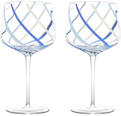 Anton Studios Anton Studio Designs Rio Azure Set Of 2 Gin Glasses