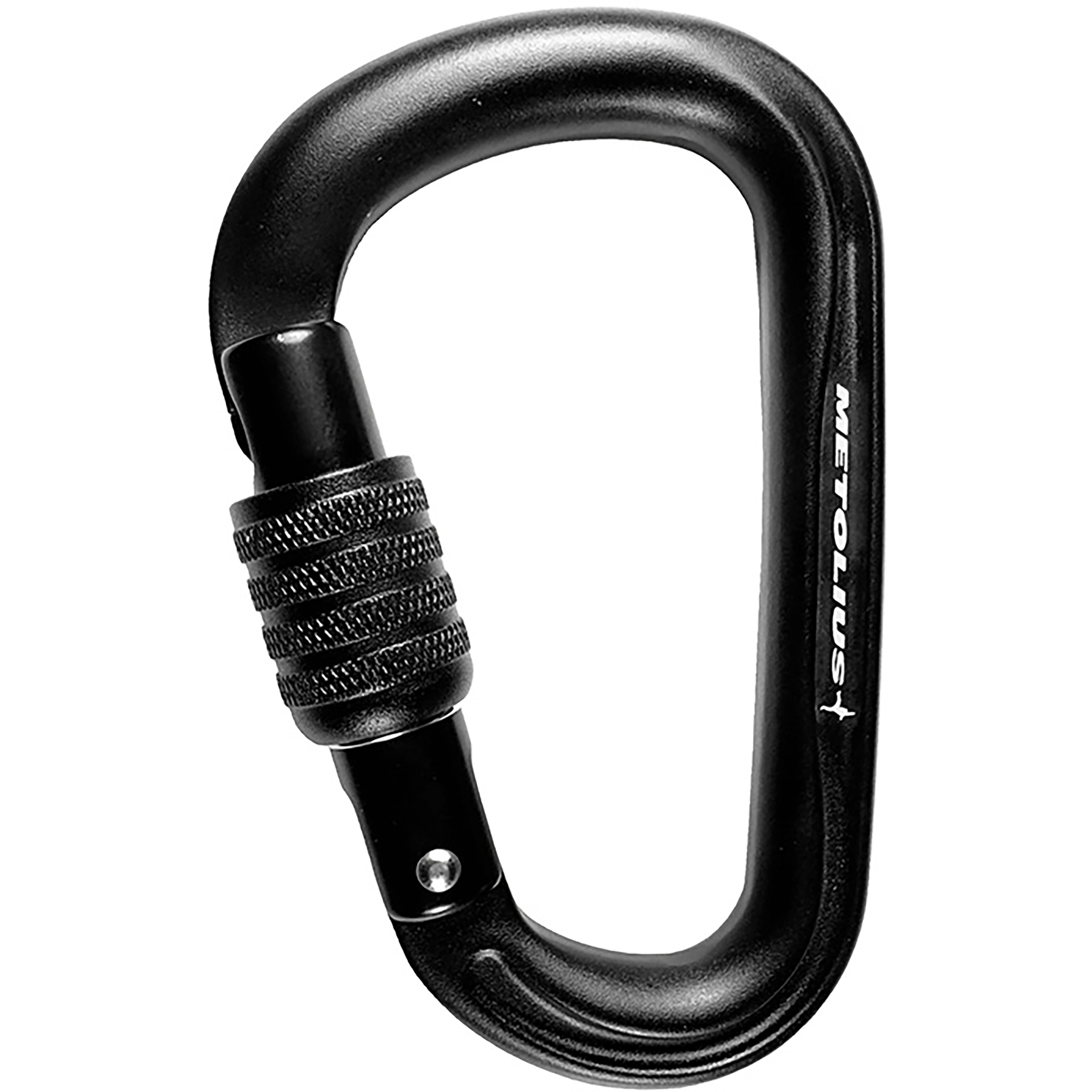 Metolius Element II Screw Lock Karabiner Karabiner schwarz Alpinklettern | Sportklettern