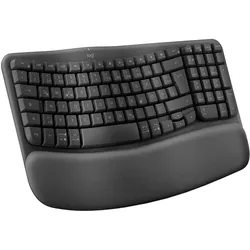 Logitech Wave Keys (DE, Kabellos), Tastatur, Schwarz