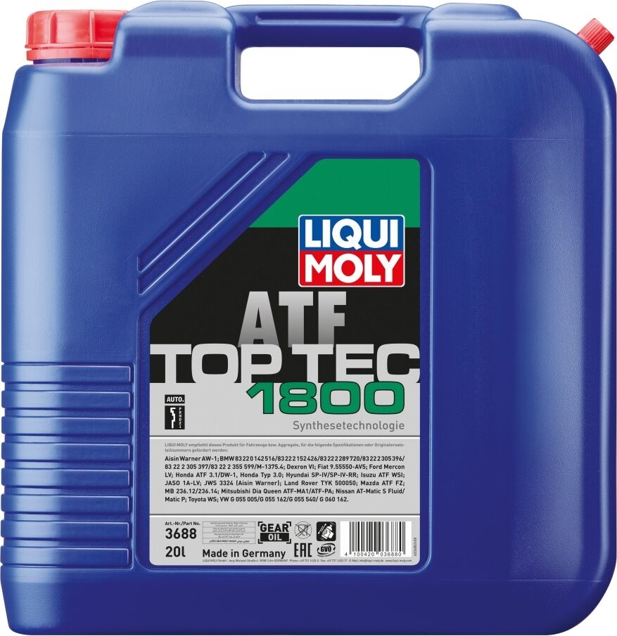 Liqui Moly Motoröl Top Tec Atf 1800 [20l] 3688 20l