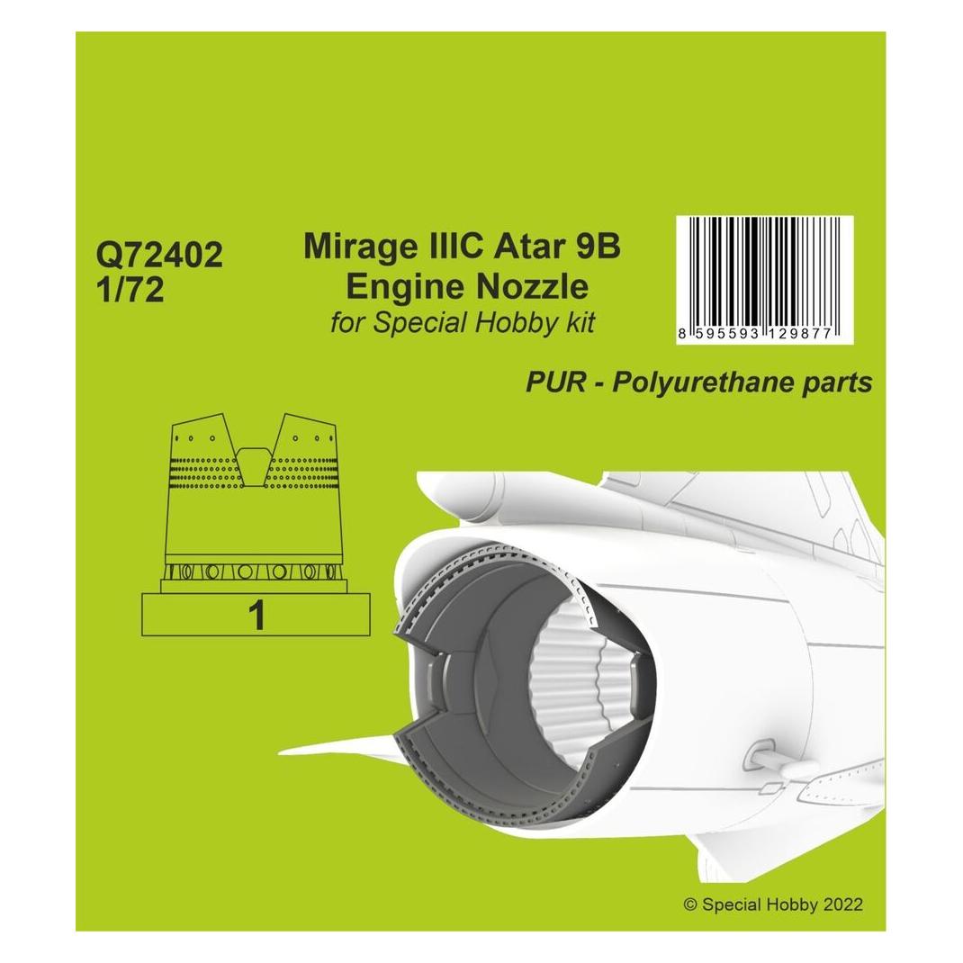 CMK Mirage IIIC Atar 9B Engine Nozzle for Special Hobby kit (Q72402)