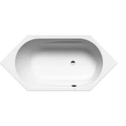 Kaldewei VAIO 6 Badewanne, alpinweiß, 1900x900 mm, Sechseckform mit integrierten Armlehnen