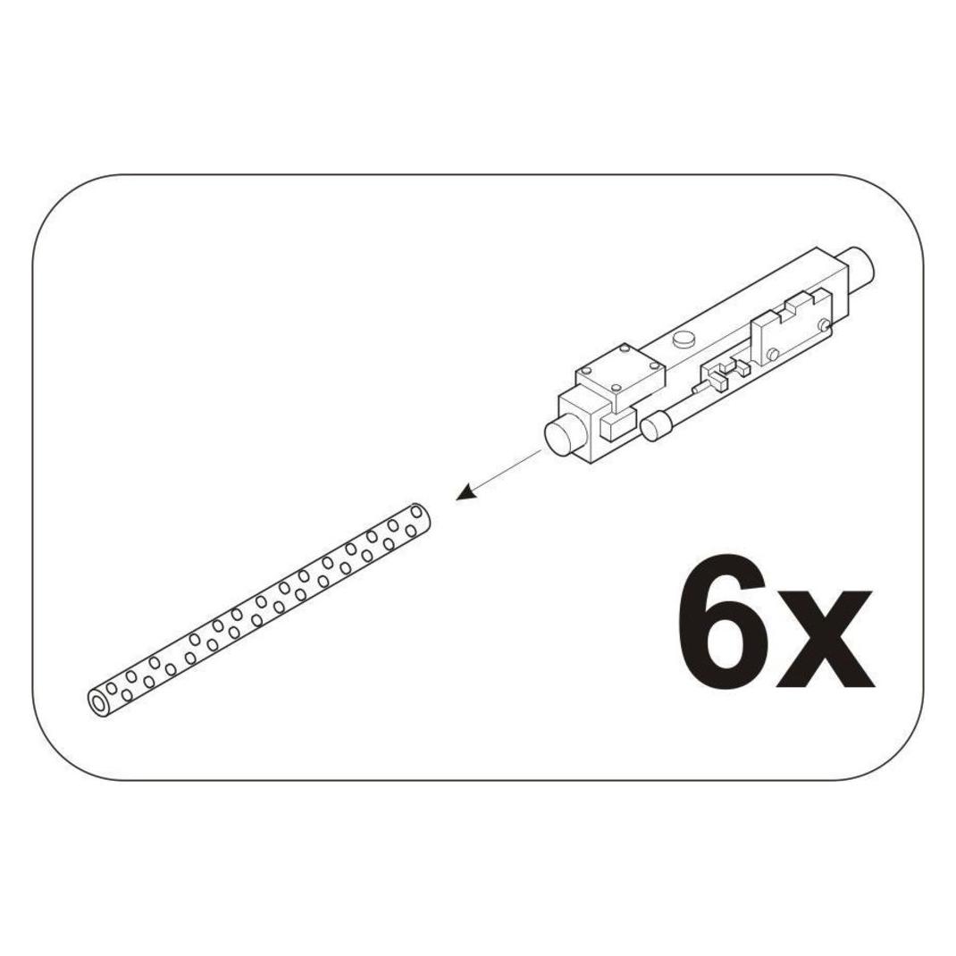 CMK Browning M2 6pcs. WWII aircraft gun (129-5064)