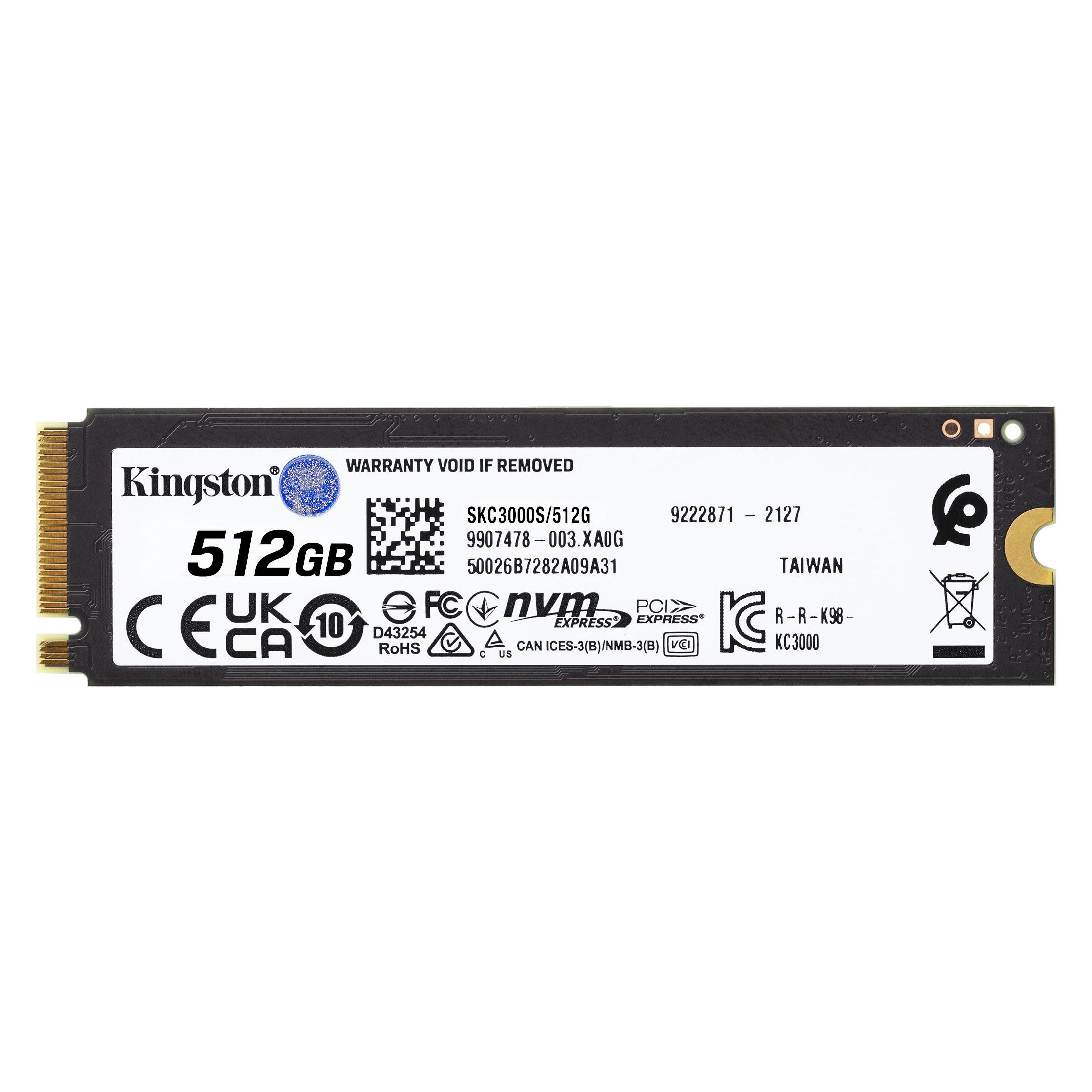 Kingston KC3000 (512 GB, M.2 2280) (SKC3000S/512G)
