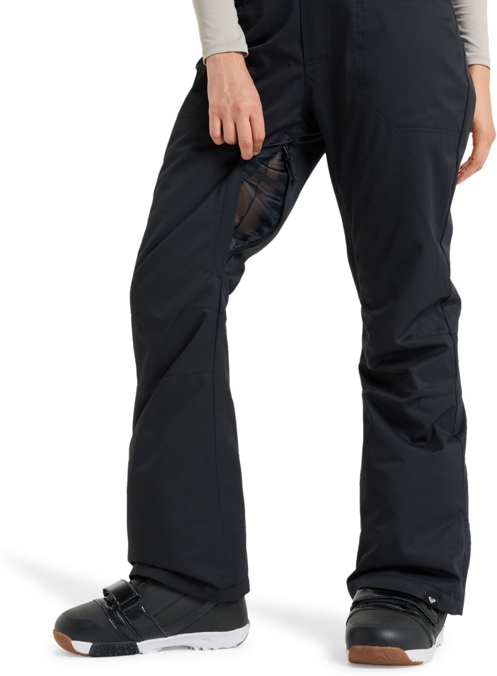 Snowboardhose ROXY "Diversion 10K", Damen, Gr. L, Normalgrößen, schwarz, Obermaterial: 100% Polyester., Hosen Snowboardhose