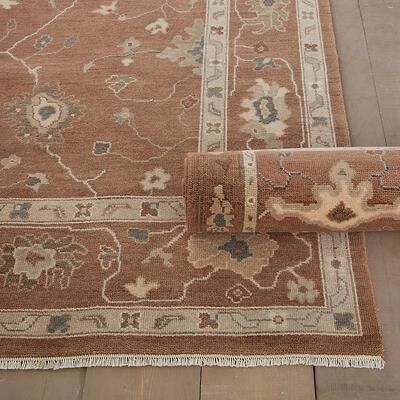 Caroline Hand Knotted Rug - 5' x 8' - Ballard Designs