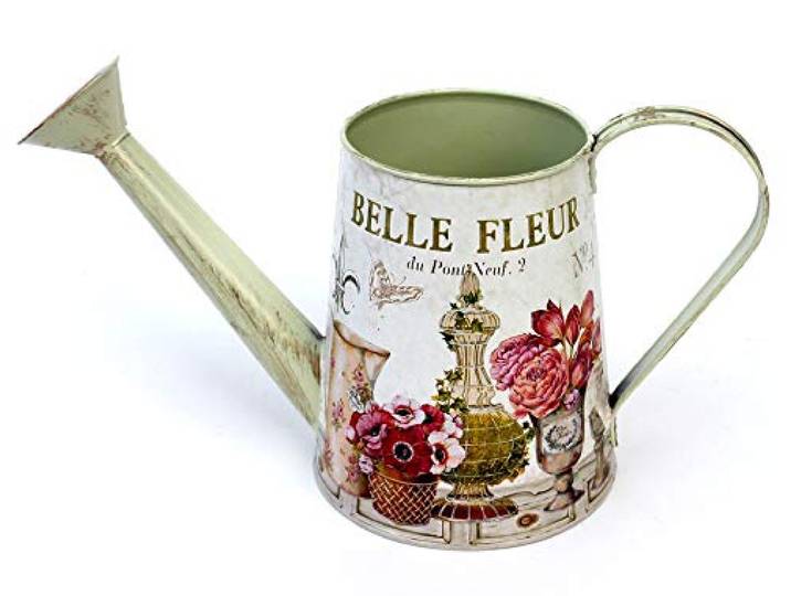 Ambiente huis gieter deco metaal 74511 metalen kan fleur decoratieve kan retro vintage tuindecoratie planten pot metalen gieter