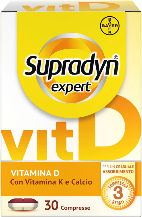 BAYER SpA Supradyn Expert Vitamina D3 K2, 30 Compresse