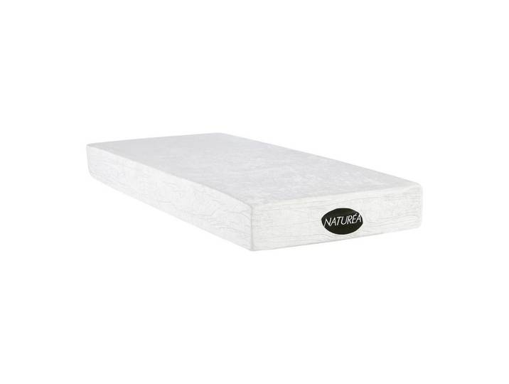 Vente-Unique Standardmatratze - 1 Person - stoff - weiß Parure, Weiß, Uni, 70x190 cm, Schlafzimmer, Matratzen