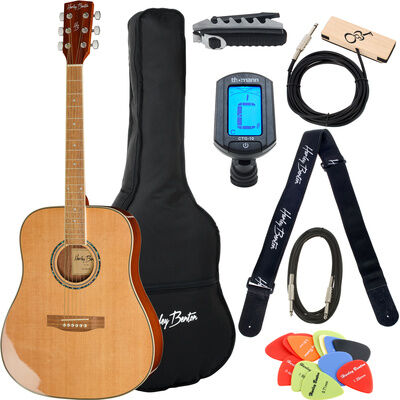 Harley Benton D-120NT Bundle Natur Hochglanz