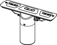 TECE Ersatzteil Montagesatz 695005 Aufsatzstück DN 50
