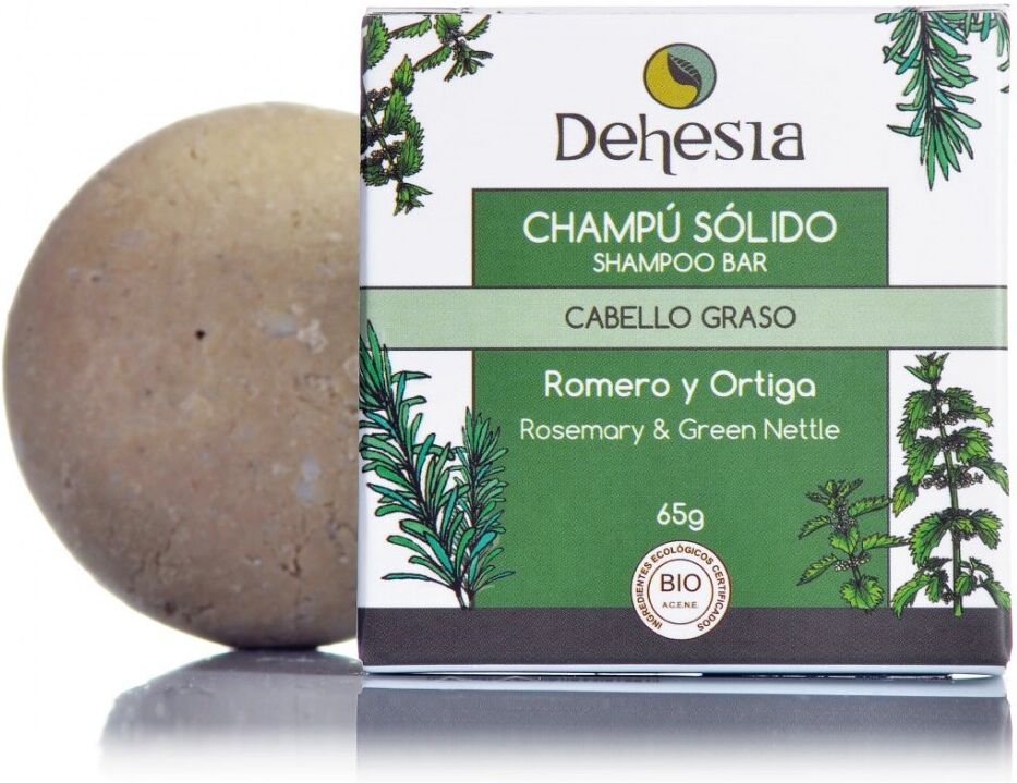 Dehesia Organic Solid Shampoo for Oily Hair 65 gr