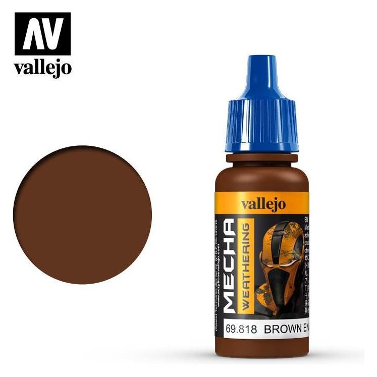 Vallejo Mecha Color - Brown Eng. Soot (Matt) (69.818) (69818)