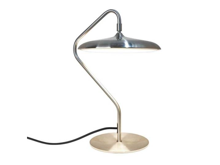 DFTP by Nordlux LED Tischlampe Artist, alu / grau / zink, für Wohn- / Esszimmer, Edelstahl, Skandinavisch