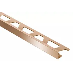 Schlüter Systems SCHIENE-AKG Abschlussprofil Aluminium AKG - Aluminium kupfer glänzend eloxiert Höhe: 12,5 mm Länge: 2,5 m