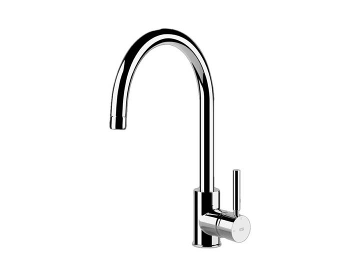 GESSI mitigeur avec bec pivotant 20570 NEUTRON (Chrome - Métal)
