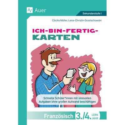 Ich-bin-fertig-Karten Französisch Lernjahr 3-4, Sonstige von Cäcilia Müller,Lena-Christin Grzelachowski, Auer Verlag in der AAP Lehrerwelt GmbH,
