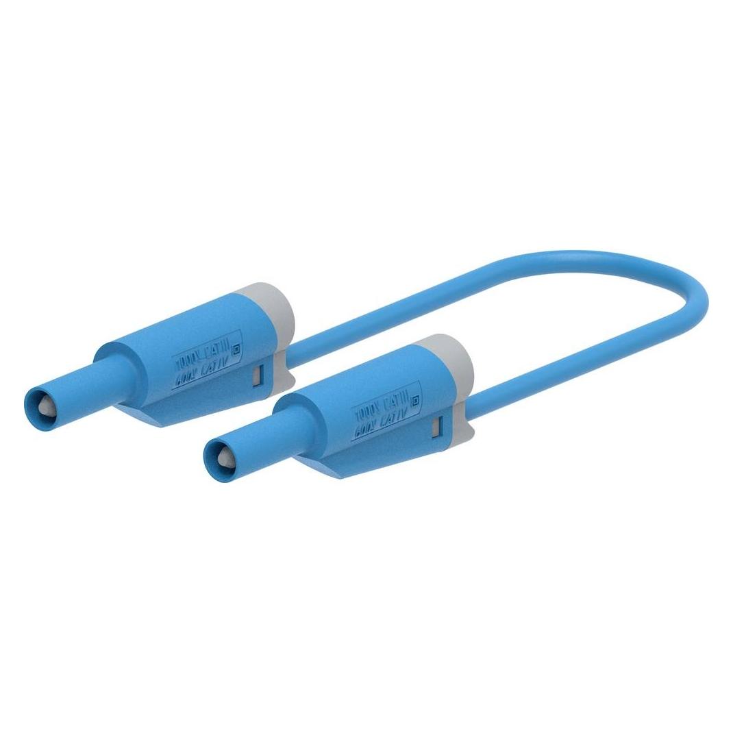 Electro PJP 2714-IEC-CD1-50BL Messleitung Steckanschluss 4 mm, Bananenstecker 5 (2714-IEC-CD1-50BL)