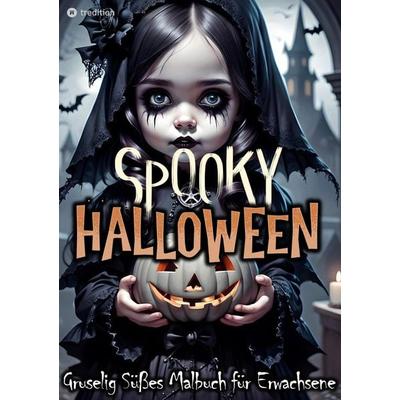 Halloween Malbuch für Erwachsene - Spooky Halloween Gruselig Süß Ausmalbuch, Taschenbuch von Tarris Kidd, Tredition, 978-3-384-36575-0