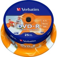 DVD-R 4,7 GB, DVD-Rohlinge 16fach, 25 Stück
