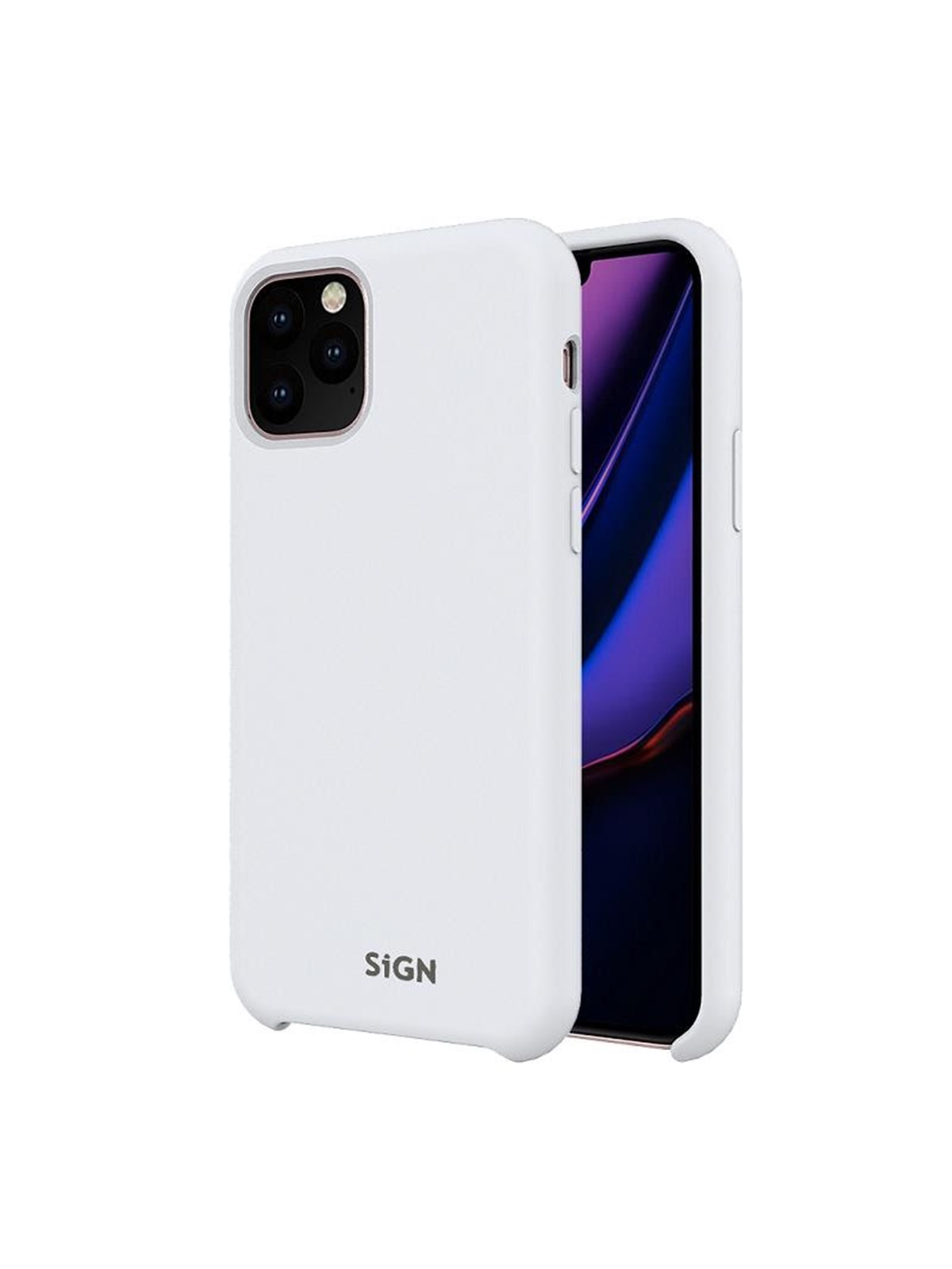 SiGN Liquid Silicone Case for iPhone 11 Pro Max - White