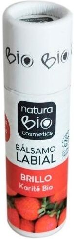NaturaBIO Cosmetics Strawberry Shea Gloss Lip Balm 9.5 gr