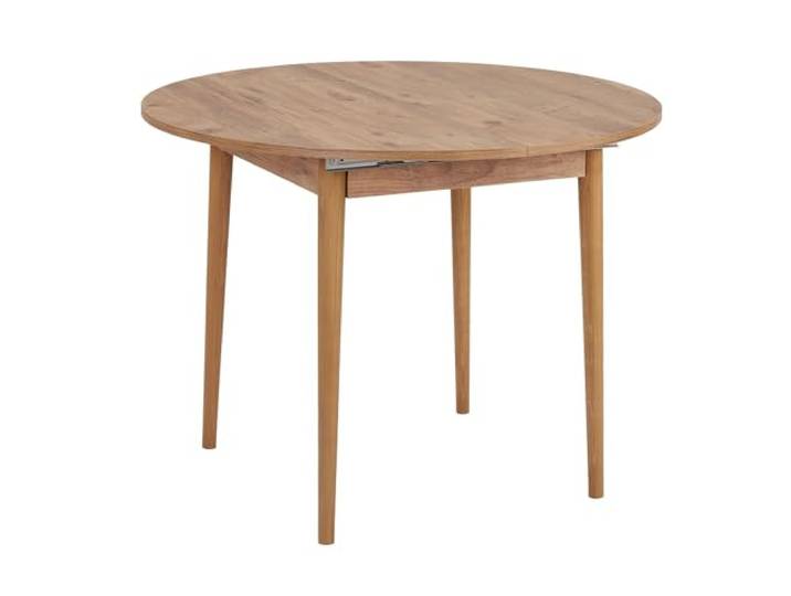 Moderner ausziehbarer Esstisch, Atlantic Pine, 100 x 100 cm (offen: 131 cm) 100% melaminbeschichtete Spanplatte, 18 mm Stärke stilvolle Holzbeine, perfekt für skandinavische Heimdekoration