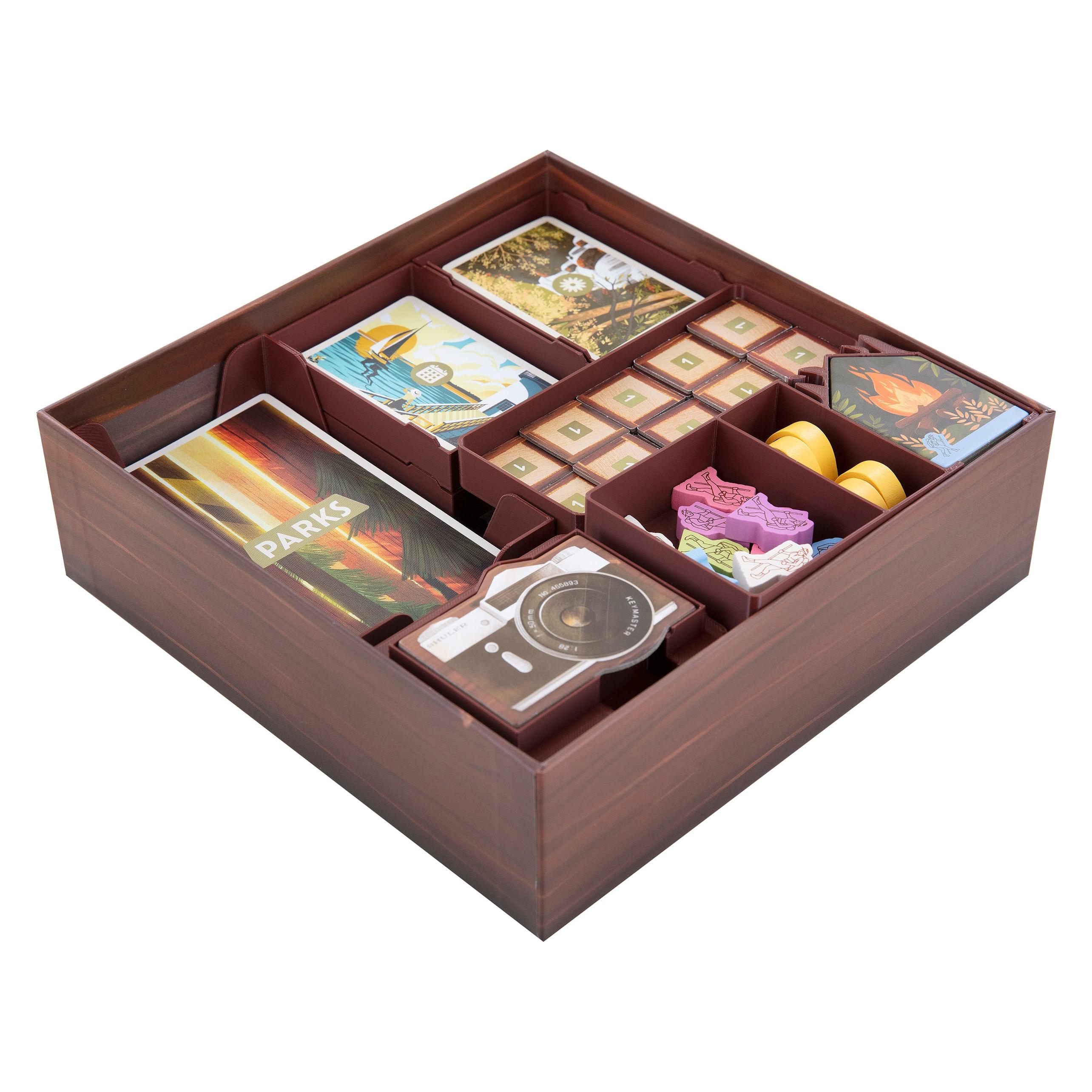 Feldherr Organizer Insert für Parks (Karten ohne Schutzhüllen) - Grundspielbox (Kunststoff) (ORG207)