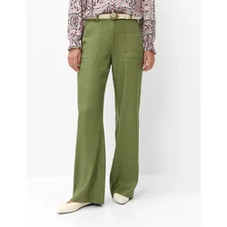 Brax Damen Palazzohose Style MAINE, grün, Gr. 36L