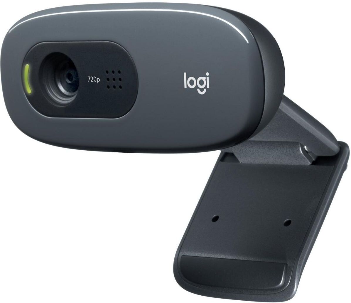 Logitech C270 HD Webcam, 720p, 1.2 MP