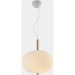 LEDS C4 LED Pendelleuchte ILARGI Ø395 21,4W 2700K HELLES HOLZ 1684lm LEDS-00-6460-93-F9