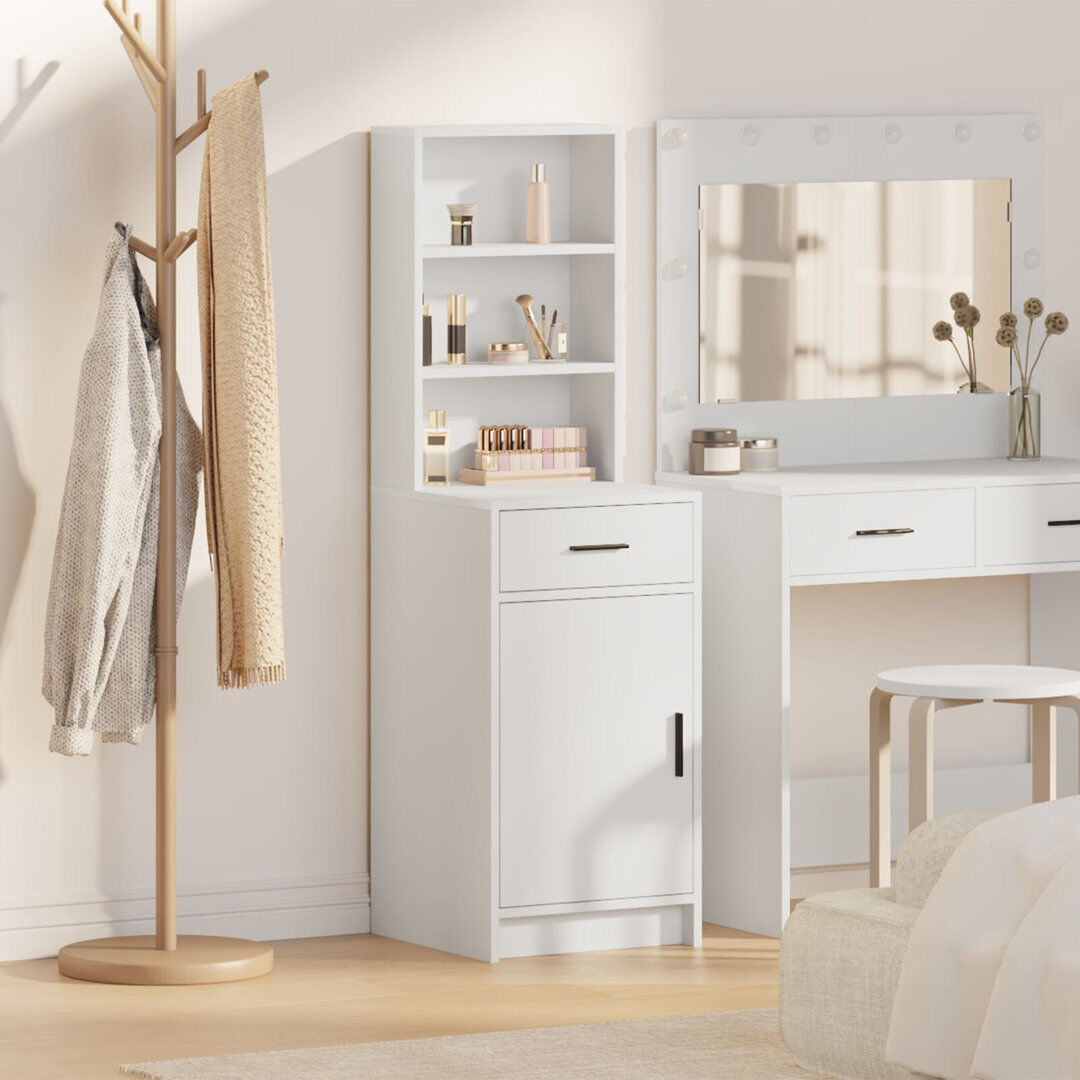 Latitude Run 40 cm W Sideboard White 135cm H X 40cm W X 41cm D