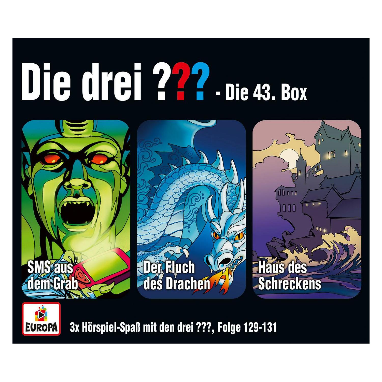 Europa Die drei DREI FRAGEZEICHEN - 43 Box (F129-131) (Die drei DREI FRAGEZEICHEN, Deutsch) (75987482)
