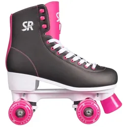 Supreme Rollers, Unisex, Rollschuhe, Malibu (36), Schwarz, Pink