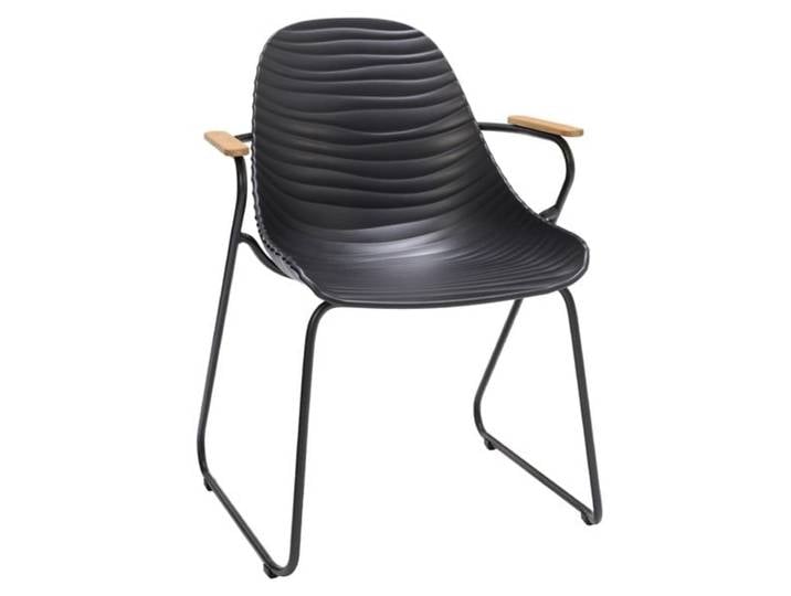 LifestyleGarden Stream Stapelsessel Aluminium/Kunststoff Schwarz