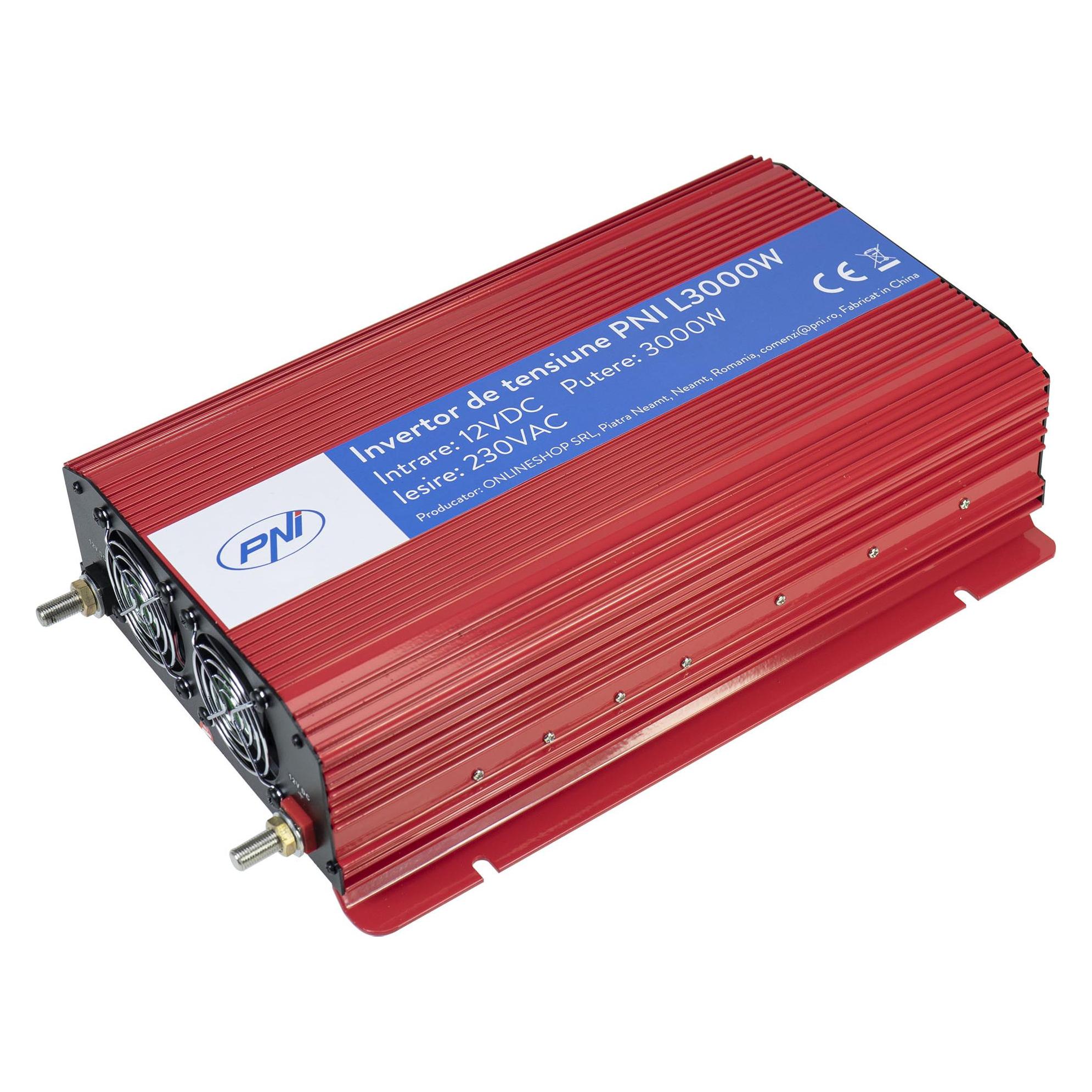 PNI Spannungswechselrichter L3000W Versorgung 12V Ausgang 230V (43698136)