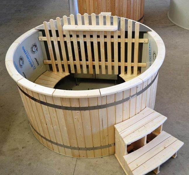 Outdoor-Spa Hot Tub Whirlpool Badefass Thermalwanne Erholungsbecken