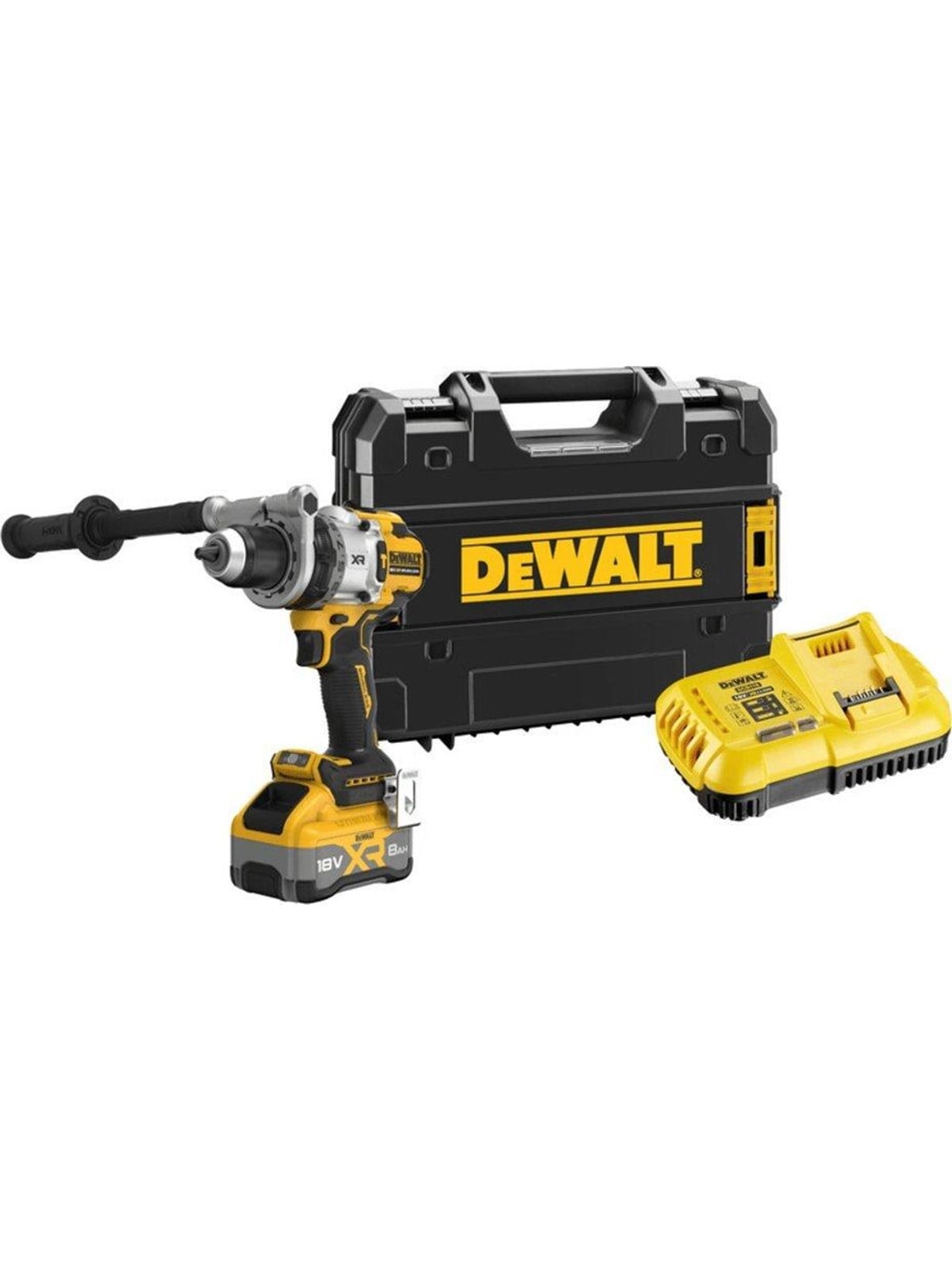 Dewalt DCD1007WW1T-QW Cordless Drill Driver 18 V 1 x 8Ah Battery