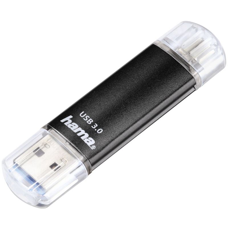 16 GB Hama Laeta Twin schwarz USB 3.0