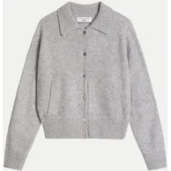Cardigan aus Schurwolle Grau S
