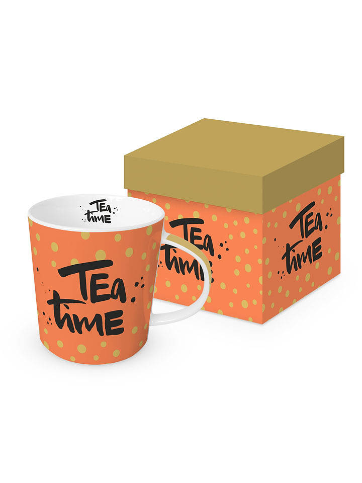ppd Jumbotasse ''Formart Tea'' in Orange - 400 ml - onesize
