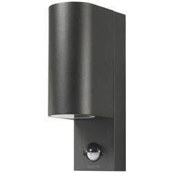 Sygonix SY-6028440 LED-Außenwandleuchte mit Bewegungsmelder GU10 Schwarz