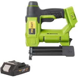 Procraft, Tacker + Nagelpistole, PEH20 Akku Tacker 20 V 15 - 32 mm + 1x Akku 2,0 Ah - ohne Ladegerät (Tacker)