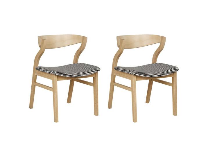 ESSZIMMERSTUHL 2er-Set Braun Maroa