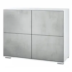 KOMMODE Rova Beton Oxid Optik