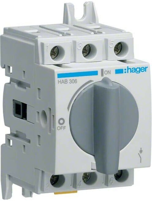 Hager Lasttrennschalter 3P 63A HAB306)