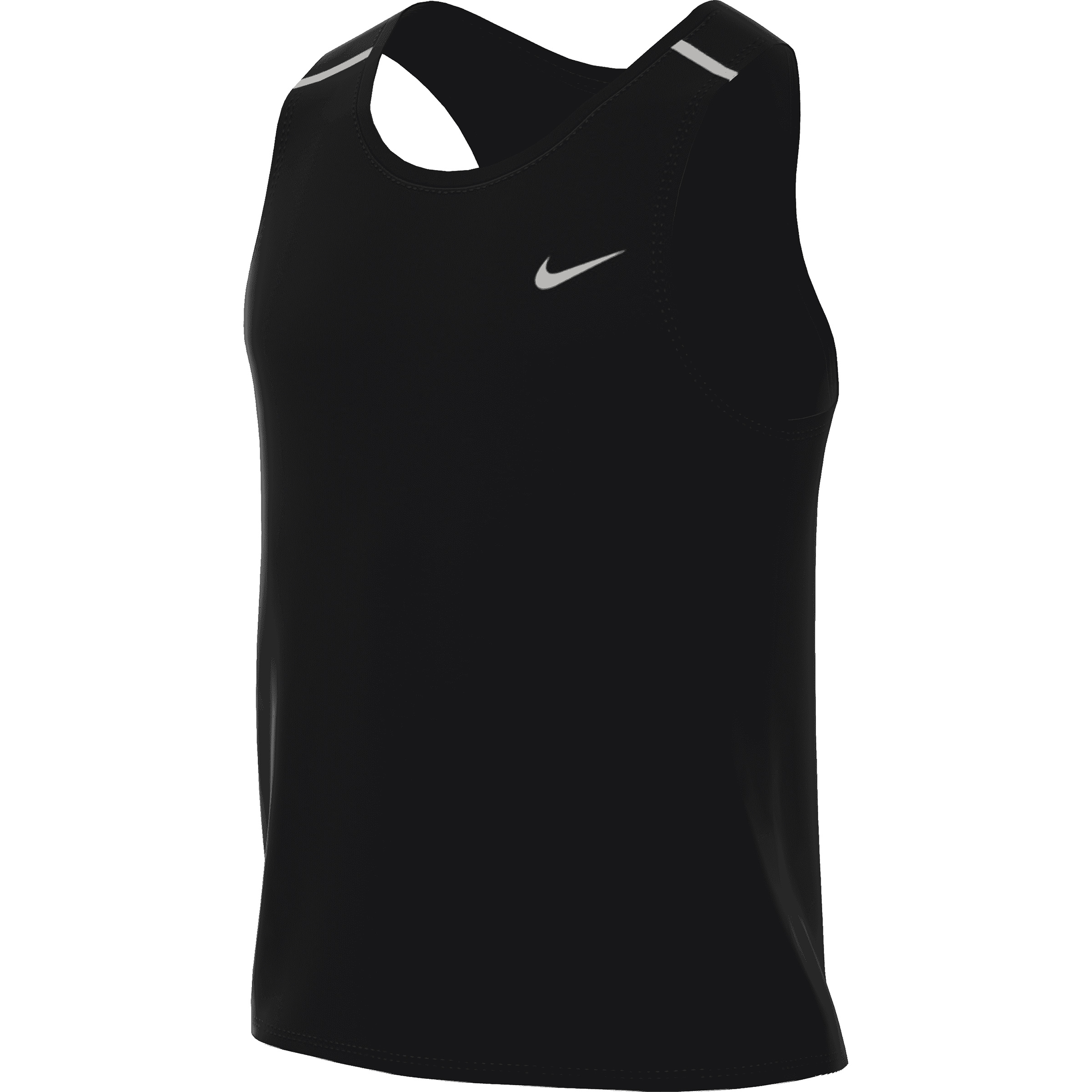 Nike Dri-Fit Miler Herren Laufshirts schwarz Größe XL Trailrunning | Laufen Atmungsaktiv